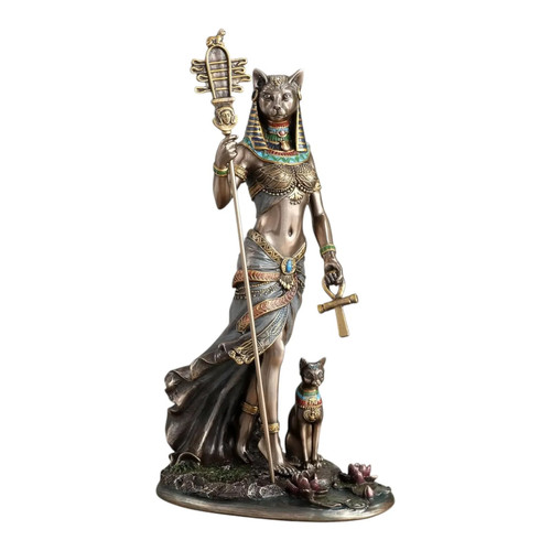 Bastet holding sistrum - bastet, e