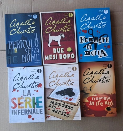 Lotto libri agatha christie - 6,