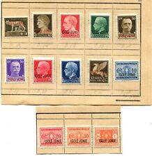I015 - Isole Jonie 1941 - Serie completa ord-aerea-segnatasse Nuova linguellata