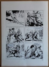 JOSE' ORTIZ - TAVOLA ORIGINALE TEX - 'L'ORO DEL SUD'