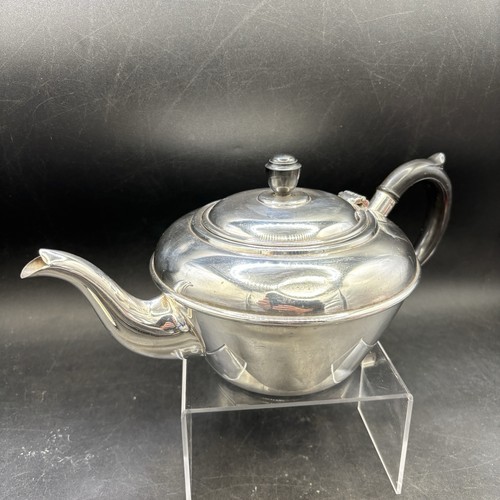 Silver plate teapot working - teapot,