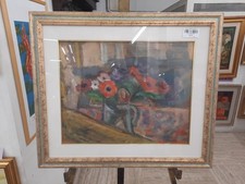 Dipinto A Olio Su Tavoletta Di