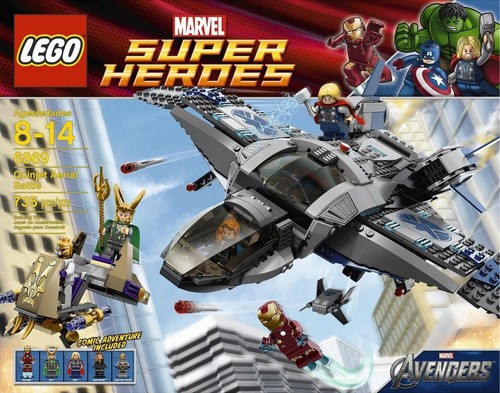 Lego 6869 quinjet - 6869, aerial