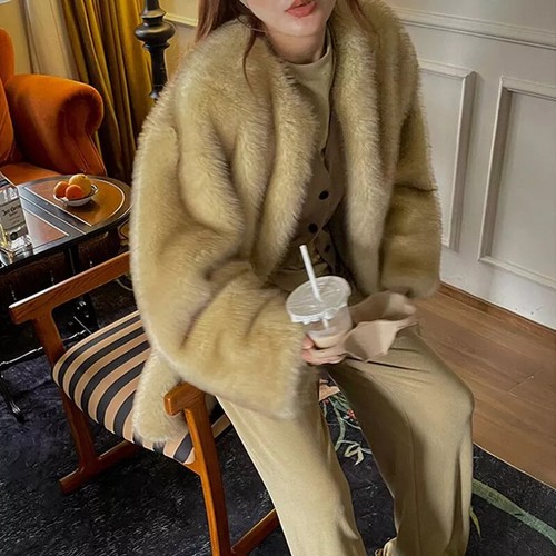 Giacca cappotto pelliccia - cappotto,