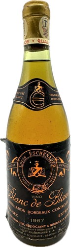 Vintage vino bordeaux blanc - vintage, de