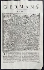 Moll - Mappa della Germania. Geografo completo 143 - 1723