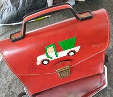 Cartella Munari Vintage porta pranzo scuola asilo 27×28×12cm Perfetta Anni '80