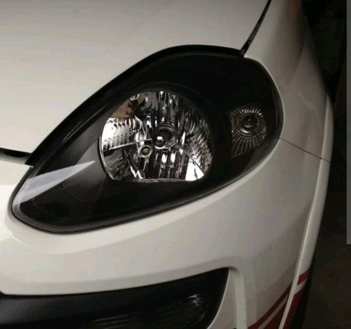 Fari neri led lenticolare - neri, bi-led