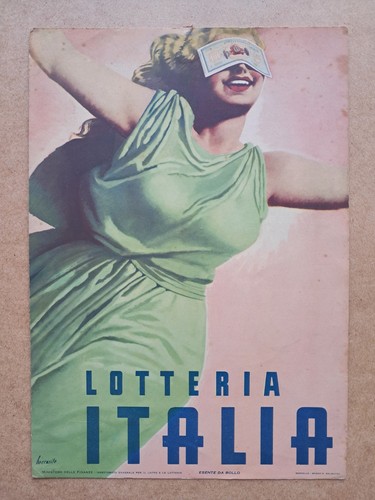 Locandina lotteria italia - italia,