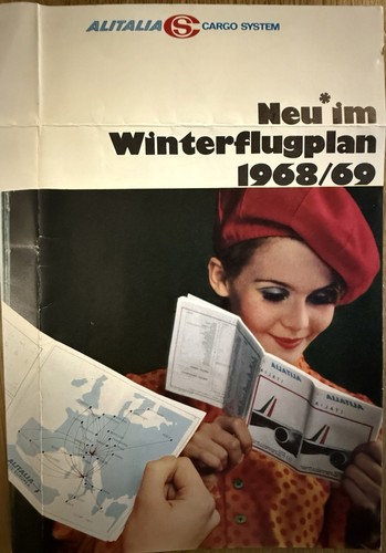 1968 alitalia airlines - airlines, dc9