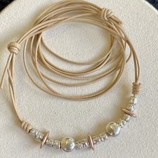 Dodo Pomellato Collana Oro Rosa Argento Unisex Fuori Produzione 100% Originale