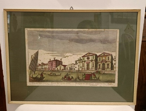 Quadro antica stampa a - stampa,