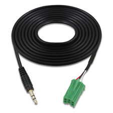 Cavo AUX jack maschio 3.5mm autoradio RENAULT Scenic 2005-2011 adattatore CXR1