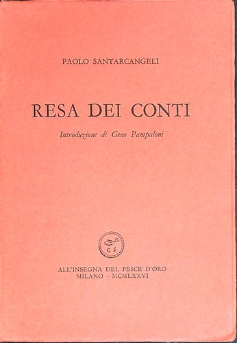 Resa dei conti - conti, santarcangeli