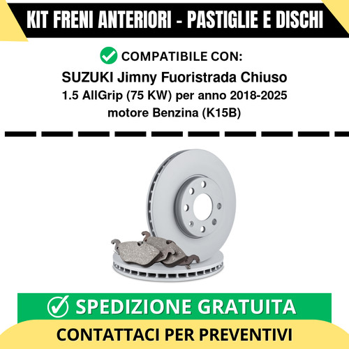 Kit freni anteriori - kit, suzuki