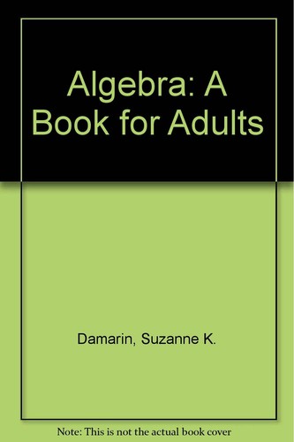 Algebra book for adults - for,