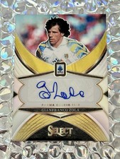 Panini Select Serie A Parma Italia Gianfranco Zola Silver Prizm Auto Signature