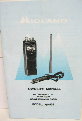 Manuale uso vintage midland - d'uso,