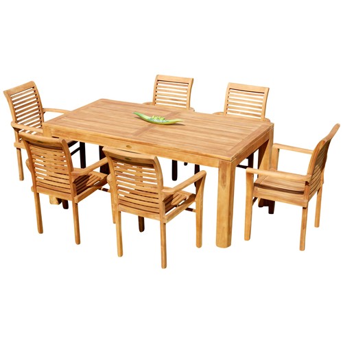 Set giardino vero teak - giardino, in