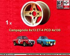 1 cerchio Lancia Fulvia Campagnolo Design Felge 8x13 ET4 gold  wheel Jante