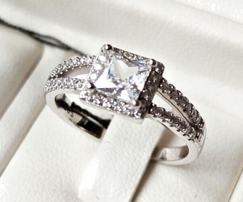 83g bague moissanite argent - 2,83g,
