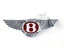 3W8853689F STEMMA FREGIO LOGO EMBLEMA PARAURTI ANTERIORE BENTLEY CONTINENTAL GT 