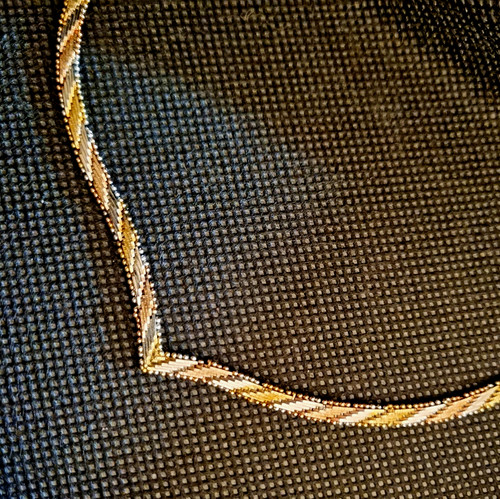 Collana girocollo semirigido - collana,