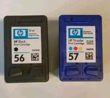 Cartucce di inchiostro originali HP 56 + HP 57 disimballate C6656A +C6657A - mai usate!