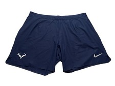 Pantaloncini da tennis NikeCourt Dri-Fit Rafa Flex Ace 7" taglia XL blu navy 867712-410