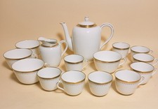 RICHARD GINORI TAZZINE CAFFÈ Tè CAFFETTIERA Lattiera PORCELLANA Decoro Oro e Blu