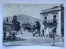 SAN GIOVANNI LA PUNTA Piazza Raddusa benzina Shell Catania vecchia cartolina 