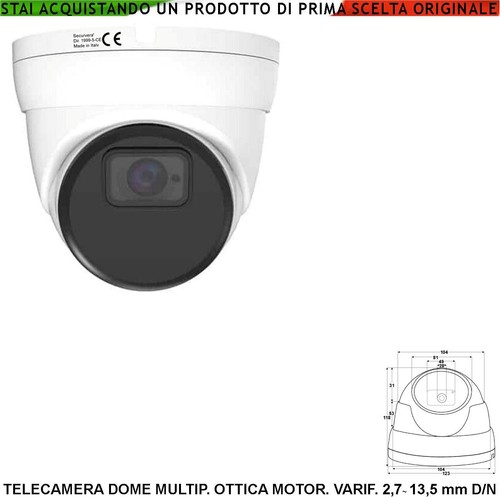 Telecamera dome 5mpx - telecamera,