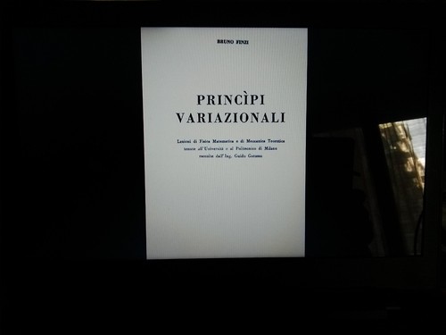 Principi variazionali bruno - variazionali,