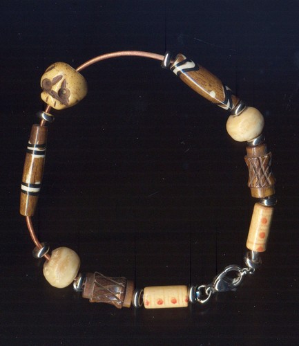 Bracciale cuoio ramato - in,