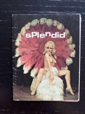 1972 Splendid calendario barbiere calendarietto erotico donne salone Mario