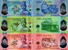 BRUNEI - Lotto 3 banconote