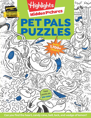 Pet pals puzzles highlights - puzzles, (highlights