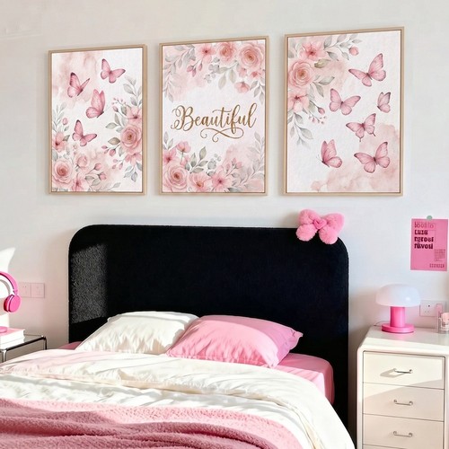Set stampe artistiche - 3, fiori