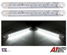2 Pezzi 12v 12 LED SMD Bianco