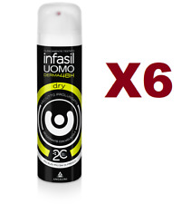 6 PZ DEODORANTE INFASIL UOMO