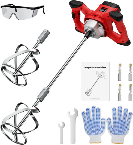 Potente betoniera elettrica