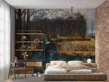 Pittura ad olio 3D paesaggio