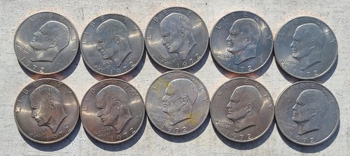 Eisenhower ike dollars 1972 - ike, 1972-p