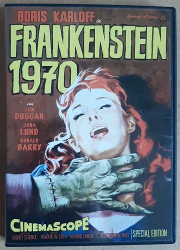 Frankenstein 1970 1958 dvd - frankenstein,