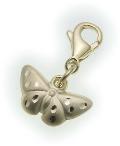 Charm aereo farfalla oro 333 - aereo,