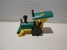 KINDER FERRERO: RULLO COMPRESSORE A VAPORE GIALLO-VERDE 1980