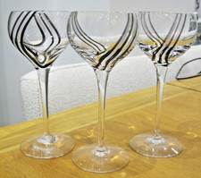 3x Caithness Crystal Panache