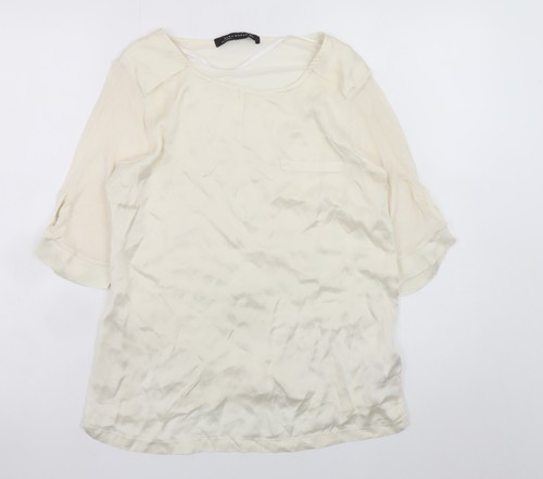 Blusa donna zara misto seta - blusa,