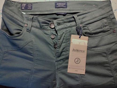 Pantaloni jeans uomo verde - pantaloni,
