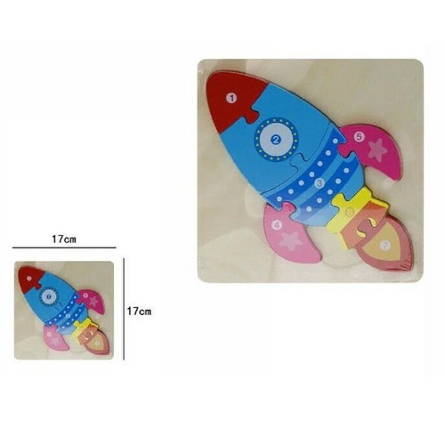 Puzzle legno forma - puzzle, in